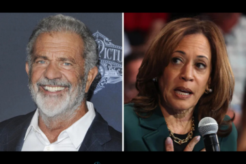 Mel Gibson dan kamala harris