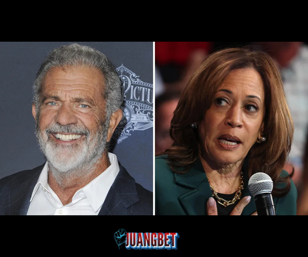 Mel Gibson dan kamala harris